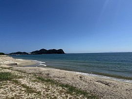 夏の海　海　室積海水浴場　夏